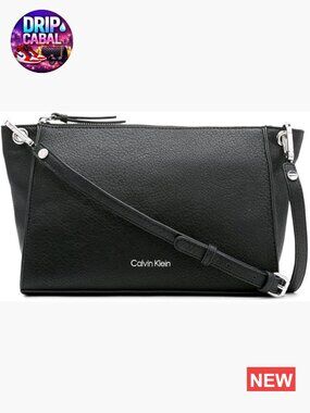 Vegan Leather Crossbody Bag with Zipper Closure